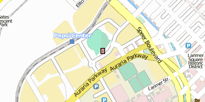 Pepsi Center Denver Stadtplan