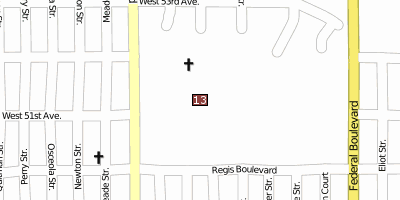 Stadtplan Regis University