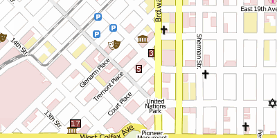 Stadtplan Republic Plaza (Denver)