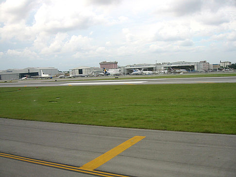 Landeanflug auf Miami Foto 