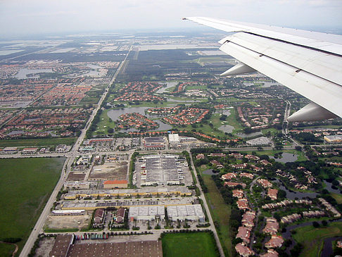 Landeanflug auf Miami Foto 