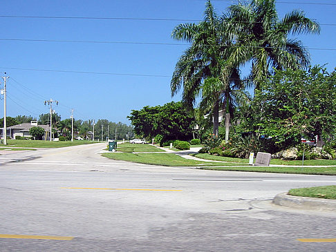 Straßenrand auf Marco Island Fotos