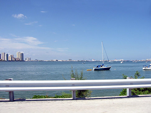 Foto Blick von den Straßen auf Miami