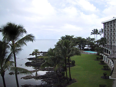 Fotos Ausblick aus Hotel auf Hawaii