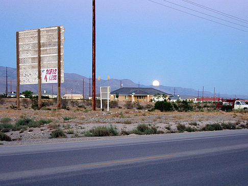 Pahrump Mondaufgang Foto 