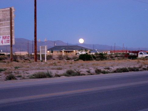 Pahrump Mondaufgang