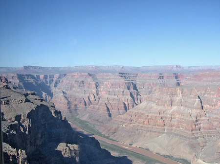 Per Hubschrauber im Grand Canyon