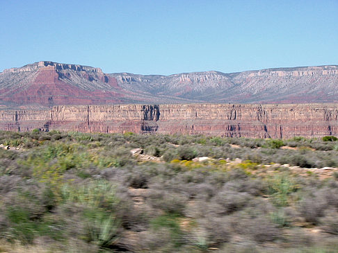 Per Hubschrauber im Grand Canyon