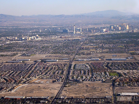 Las Vegas aus der Luft Foto 