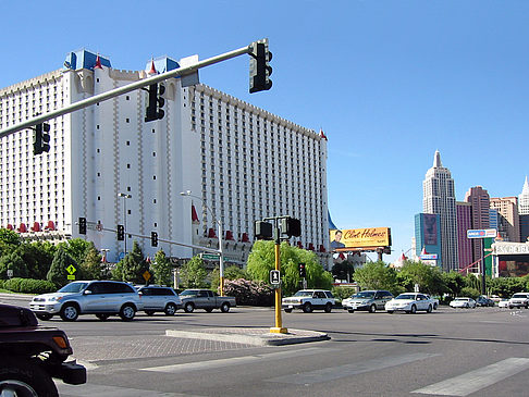 Las Vegas aus dem Auto Foto 