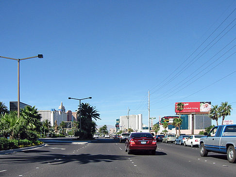 Las Vegas aus dem Auto