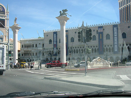 Las Vegas aus dem Auto