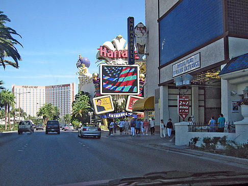 Las Vegas aus dem Auto Fotos