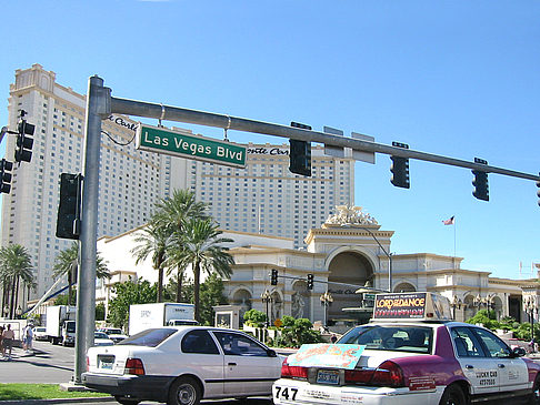 Las Vegas aus dem Auto Fotos